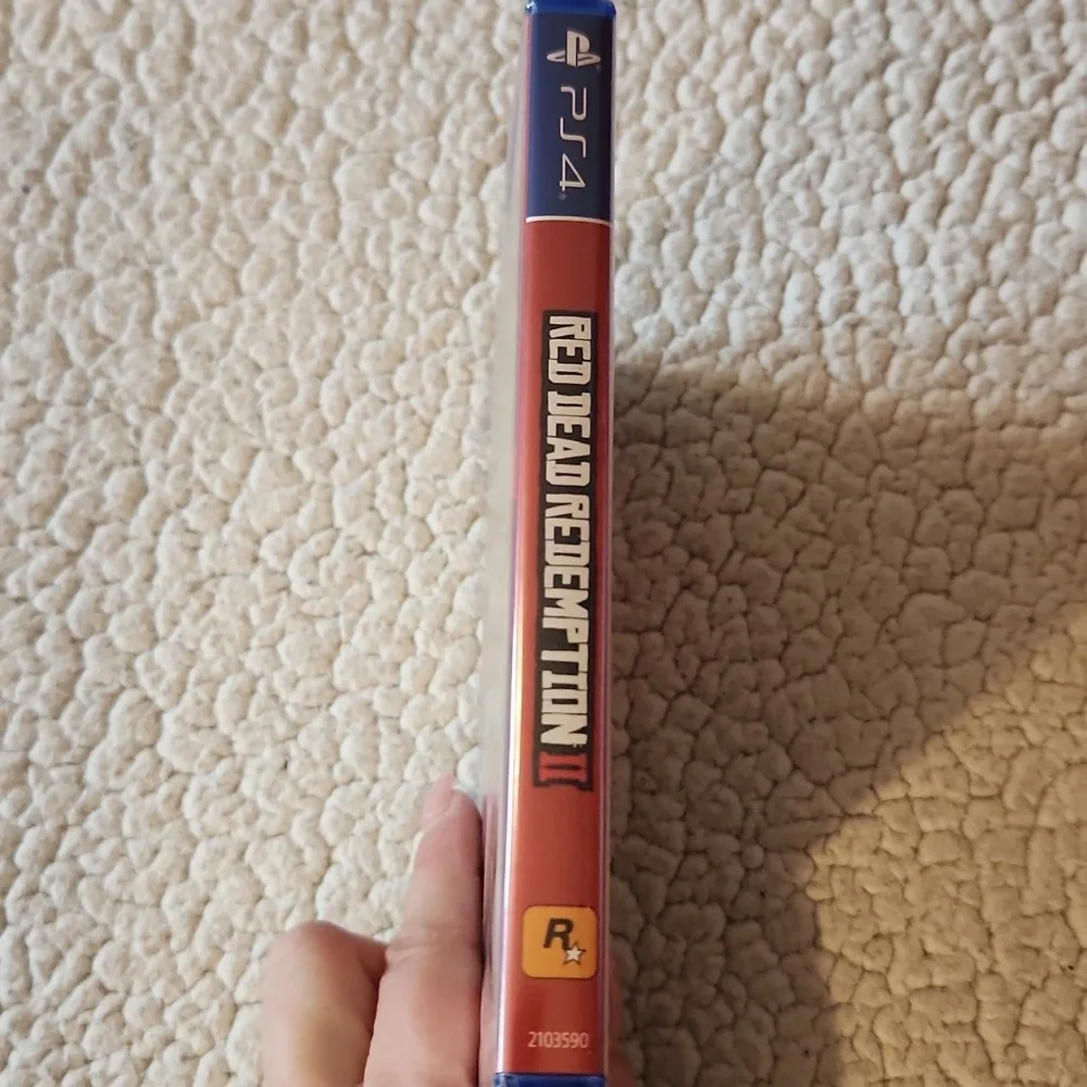 Playstation Rockstar Games 4 Red Dead Redemtion 2 Game Western Outlaw Cowboy